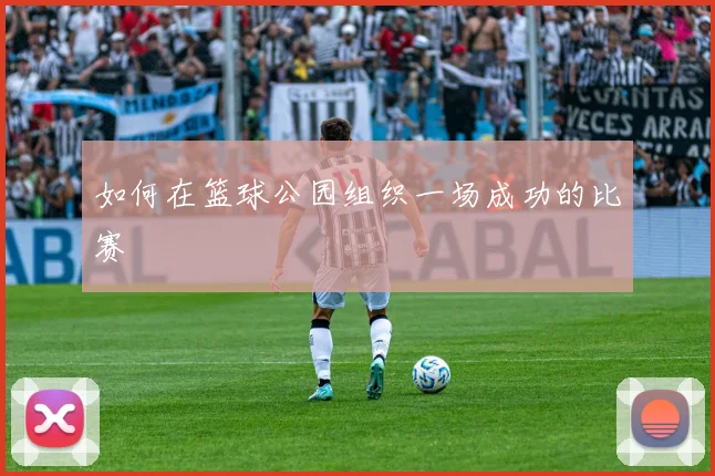 如何在篮球公园组织一场成功的比赛